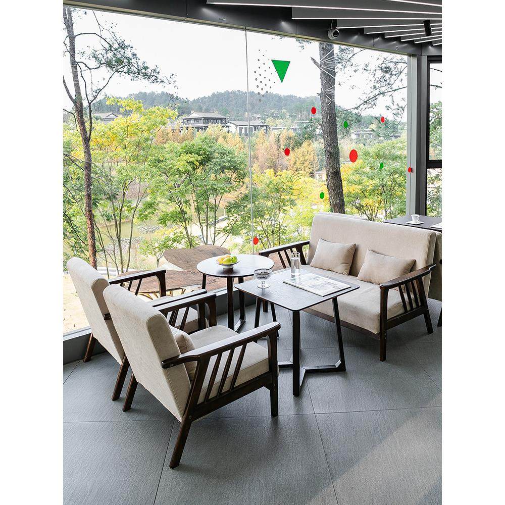 酒吧咖啡厅椅组合奶茶书店吧西餐厅休闲座卡清吧洽谈室商用沙桌发