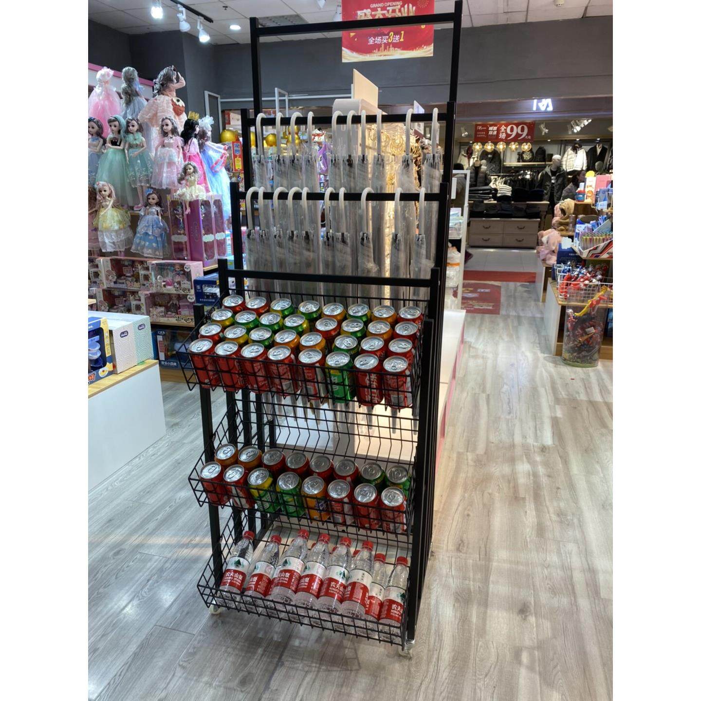 陈列雨伞展示架便利店短雨伞陈列架超市置物架酒店商用小货架