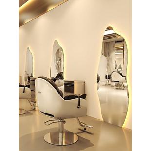 理发店镜台网红烫染挂镜发廊专用美容地剪镜美落发店专镜用镜发子