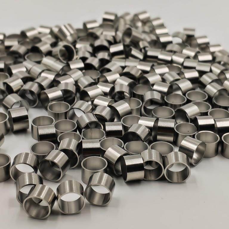 锈304 316l不钢毛细管针管非标割制加工定精密切光亮打孔开槽