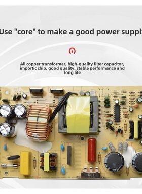 交流220v转直流12v5a10a15a203a开关电源压监控led灯a变0器60w120