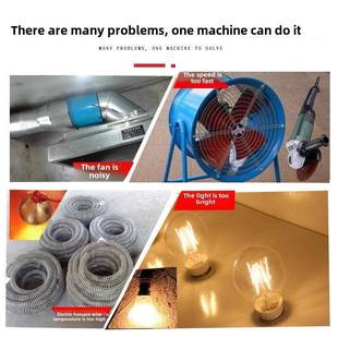 直流尚德220V风机调速器交流电机排气风机角磨机无级调速调温开关