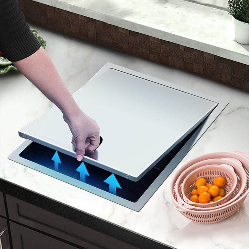 隐藏式04不锈钢水槽单中槽吧岛台隐形带盖板迷你洗菜盆小号3套餐,家装主材,水槽套餐,淘宝优惠券,粉丝福利购,淘宝优惠卷