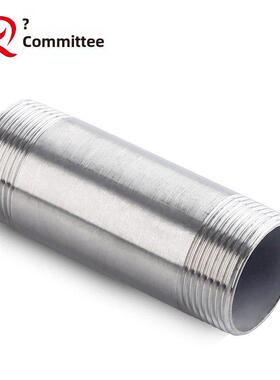 科权304不钢双管头外丝两延长管锈加长150管子头对丝直接外牙丝扣