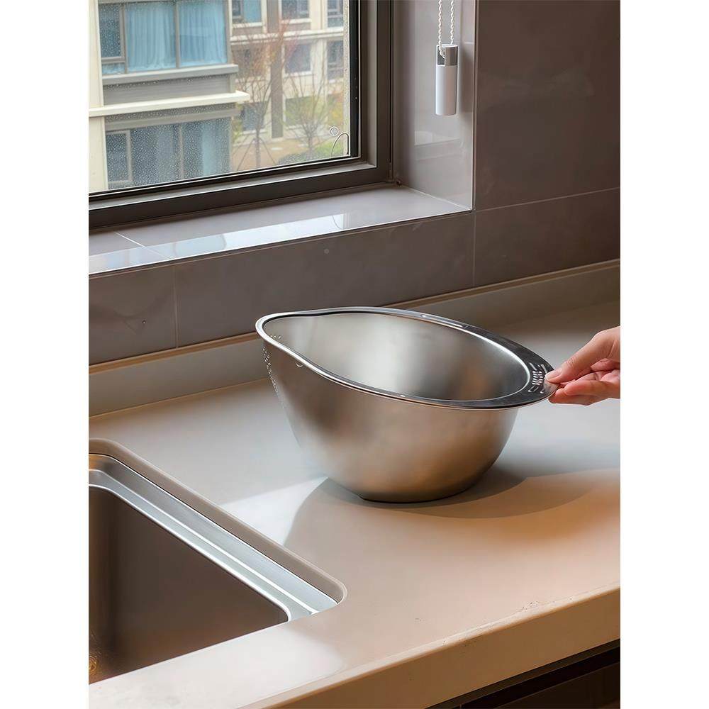 【新家的100快递】水果沥水篮不锈钢洗菜个盆年客厅用2025新家款,家装主材,沥水篮,淘宝优惠券,粉丝福利购,淘宝优惠卷