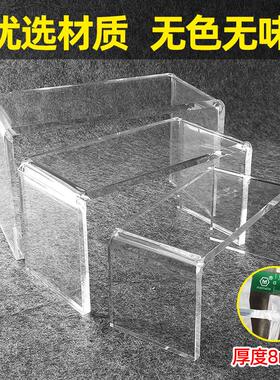 工亚瓷克力板折弯白色有机塑玻璃加高透明料板热弯置物架隔层定制