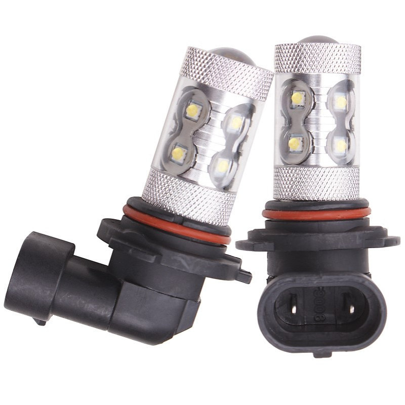 勇腾HB3 9005 50W HB4 9006大功率CREE汽车前后雾灯H10 LED防雾灯