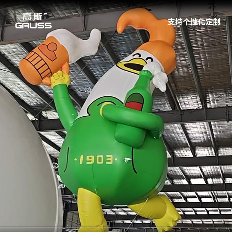 遥控飞行卡通飞气模充卡通人气偶气球户外行UMD型器广告宣传模道