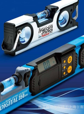 日本亲和SHINWA企鹅牌Jr.水平尺76331带磁石迷你型 便携式水平仪