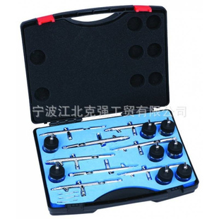 墙体彩绘汽车彩绘上色模型 喷笔套装 182下壶双动喷笔8支装 多只装