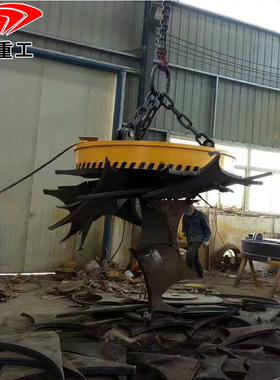 批发供应 电磁吸盘龙门吊 起重机电磁吸盘 吸废铁废钢用电磁铁