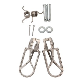 恒舰S5两冲250 左右脚踏板弹簧空心 Z300胡斯EXC越野摩托车前脚蹬