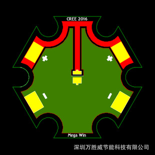 000A0UB535E CREE 60mA 0.2W 0000 LED JB2016AWT 2016