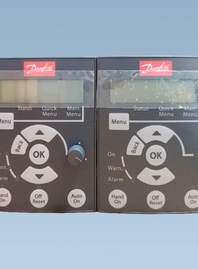 Danfoss丹弗斯变频器FC51带旋钮控制面板LCP12不带旋钮面板LCP11