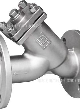 GL41H-16V 2205 2507 双向不锈钢Y型法兰过滤器