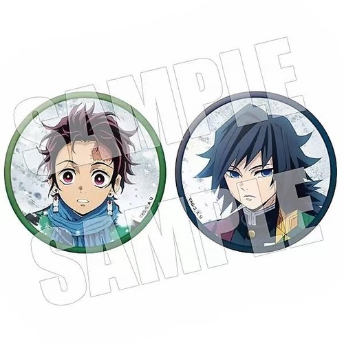 日谷现货鬼灭之刃 雪地大吧唧 movic 炭治郎 富冈义勇一套带背板