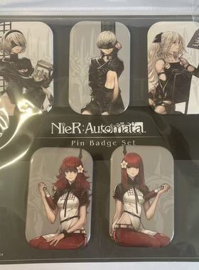 日谷版 尼尔 机械纪元 nier书店联动 快闪店 吧唧  一套原袋背板