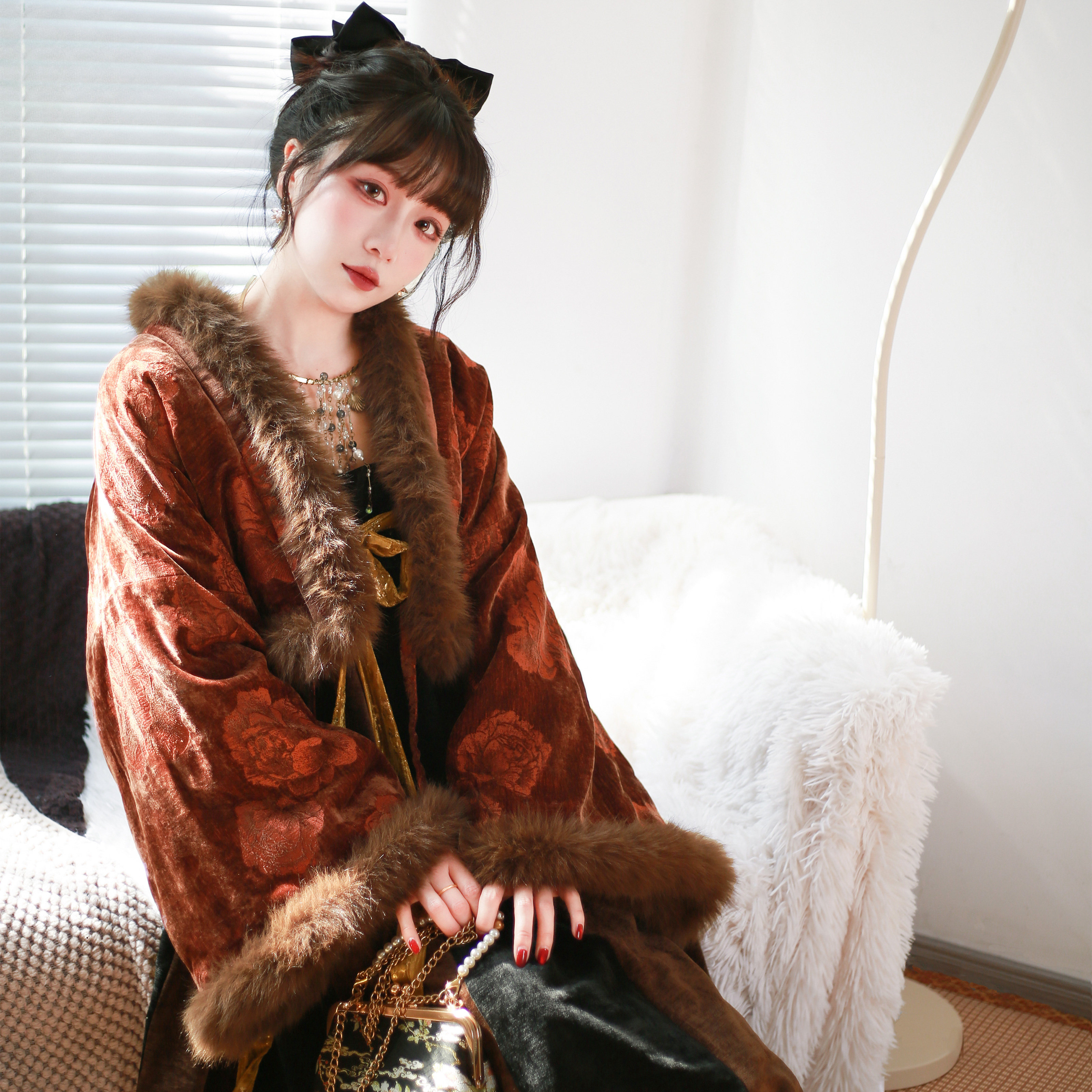 醒春集【鎏金之宴】唐制汉服元素法门寺披袄齐胸裙加绒千金风日常,女装/女士精品,汉服半身裙,淘宝优惠券,粉丝福利购,淘宝优惠卷