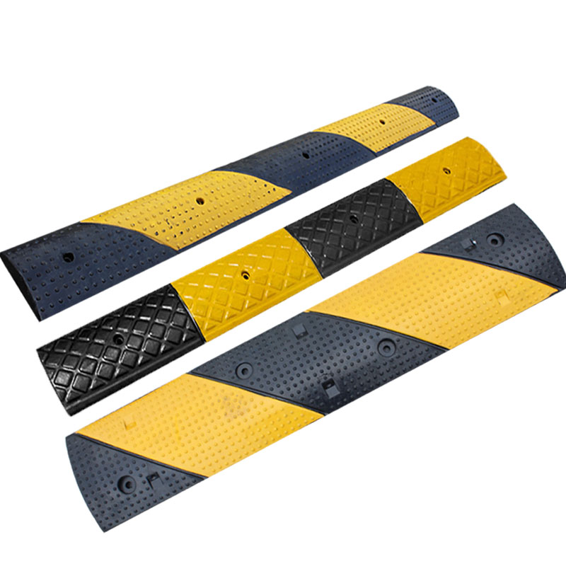 橡胶微型减速带非机动车道自行车减速板缓冲带分割线防滑带