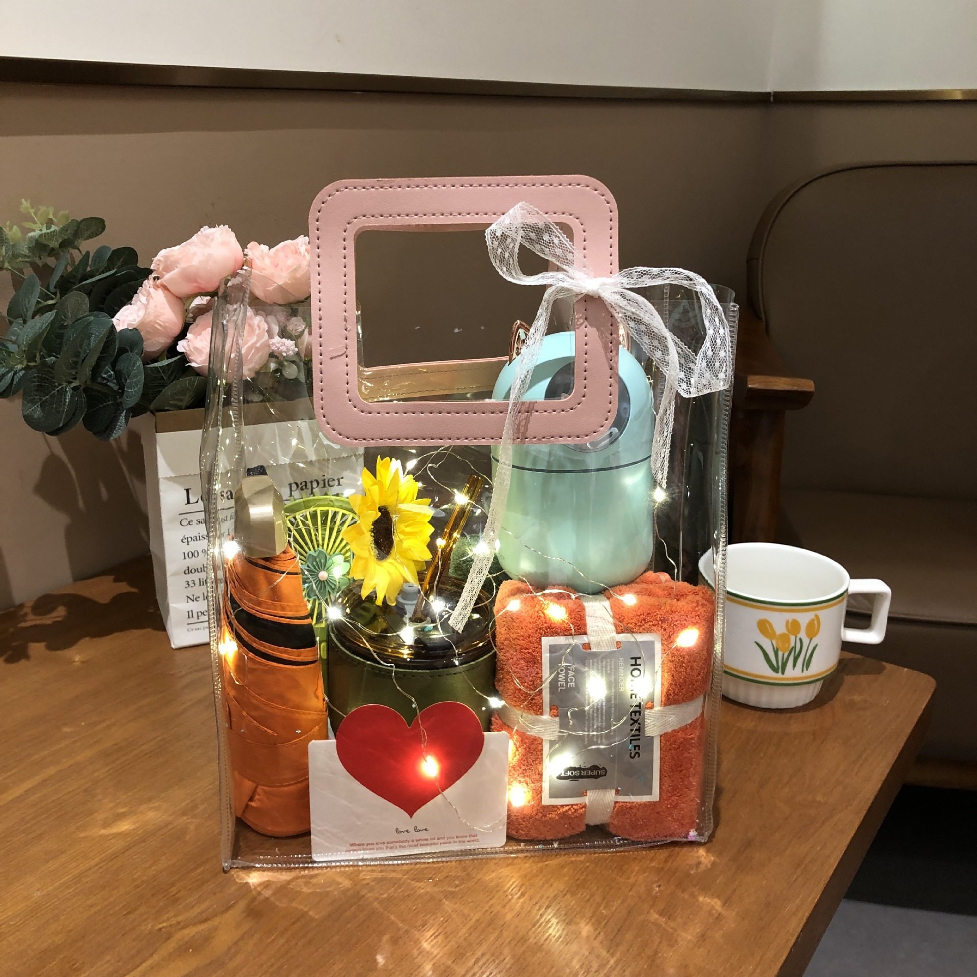教师礼品袋透明手提袋结婚伴手礼