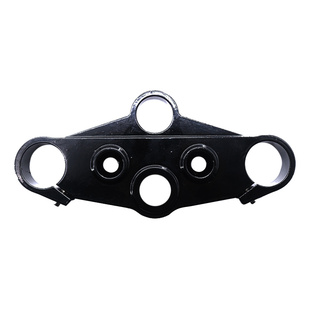 一马小猴子方向柱上下连板钢碗螺丝配件电摩托车前叉联板总成