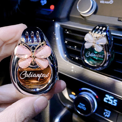 车载香薰2025新款持久留香蝴蝶结