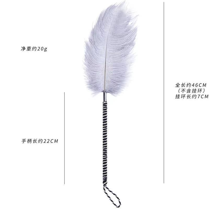 sp工具套装情侣小皮鞭羽毛拍子马鞭成人升温男女朋友玩具鸵鸟毛拍