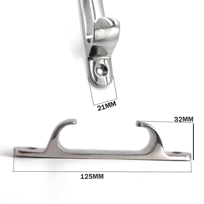 1个 船用五金 直导缆器5寸 125x21x32mm不锈钢