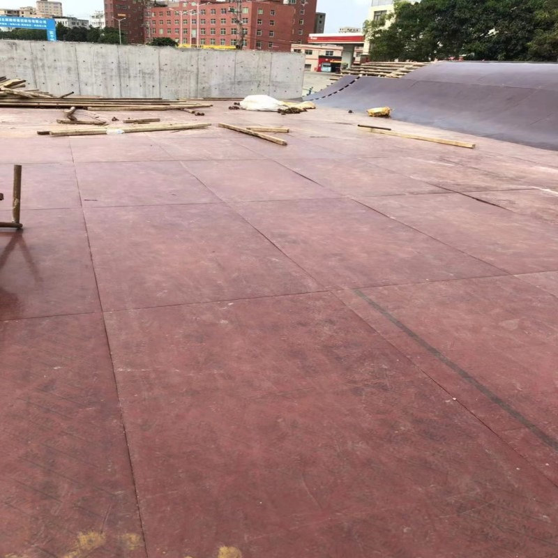 现货供应各种厚度厚薄均匀公差小周转次数多竹胶桥梁板折弯板