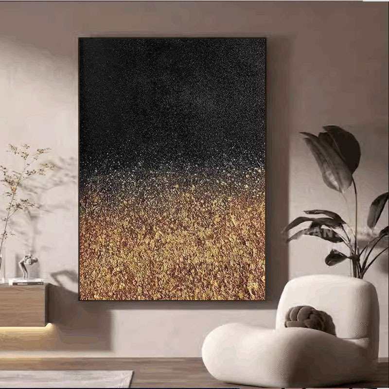 手绘油画抽象肌理画客厅玄关装饰画现代走廊过道玄关立体挂画手工