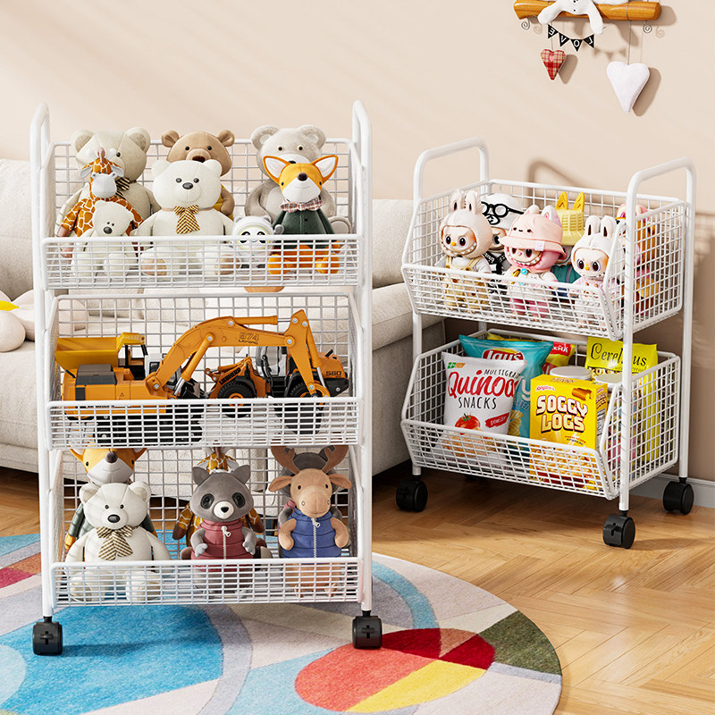 儿童多层玩具收纳架大容量家用置物架简易分类宝宝落地储物整理箱,住宅家具,儿童储物柜/玩具柜,淘宝优惠券,粉丝福利购,淘宝优惠卷