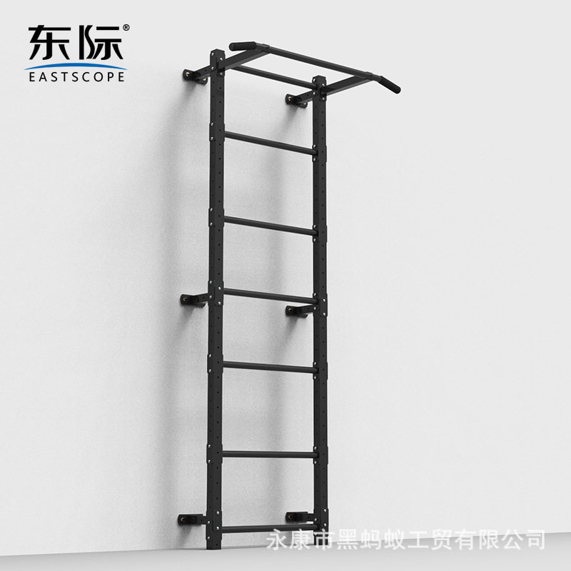 东际健身肋排架靠墙攀爬架云梯CF训练架室内肋木架TRXD架引体向上