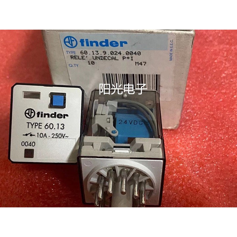 60.13.9.024.0040-24vdc 10a全新原装意大利芬德finder中间继电器