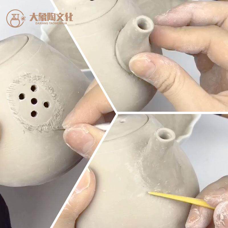 陶瓷石膏注浆模具 陶艺茶壶嘴磨具 泥浆成型工艺材料 大象陶文化