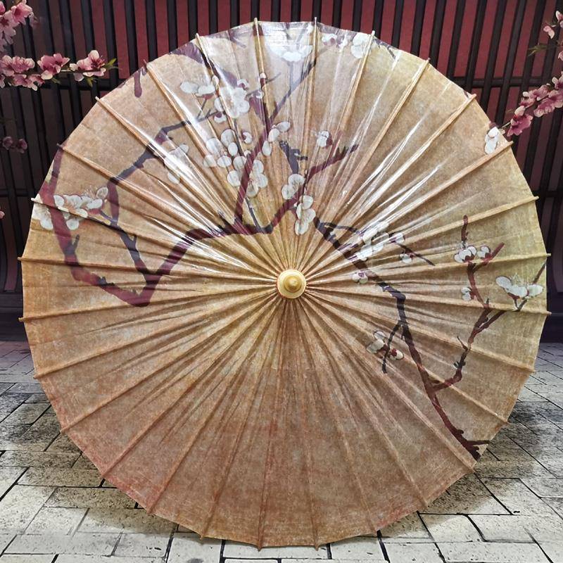 【梅花】油纸伞古风女古典传统防雨防晒实用纯手工覆古男桐油汉服