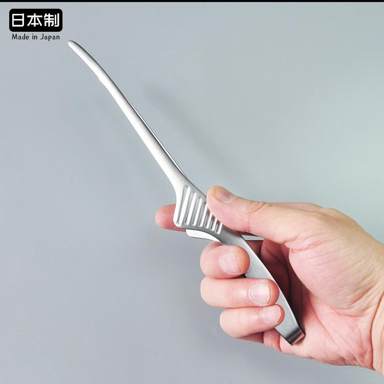 吉川一体成型面包夹日本进口尖头厨房料理夹烧烤夹牛排夹食品夹子