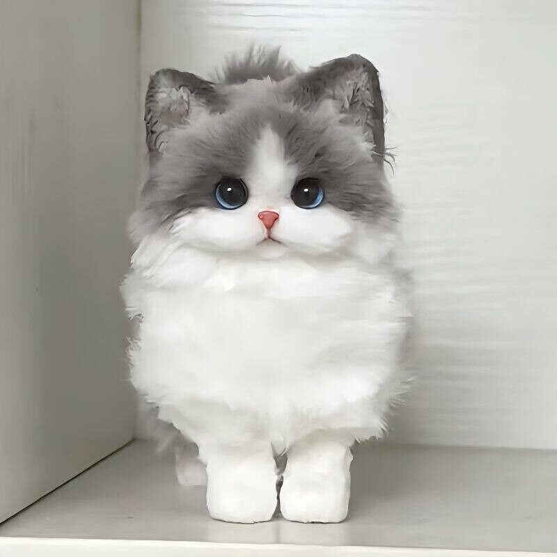 扭扭棒小猫创意手工diy材料包桌面摆件布偶生日礼物男女生包挂件