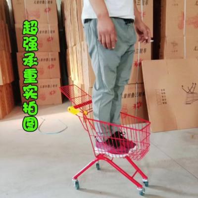 儿童超市购物车男女宝宝生日礼物迷你过家家大号玩具车小孩手推车