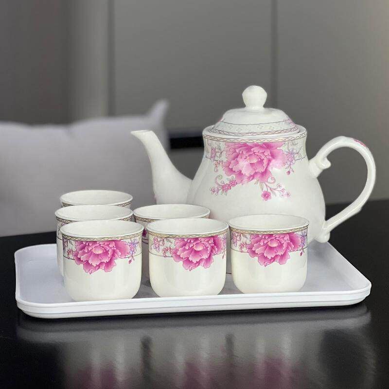 陶瓷茶壶耐高温家庭冷水壶办公室过滤泡茶壶饭厅大容量花茶壶包邮