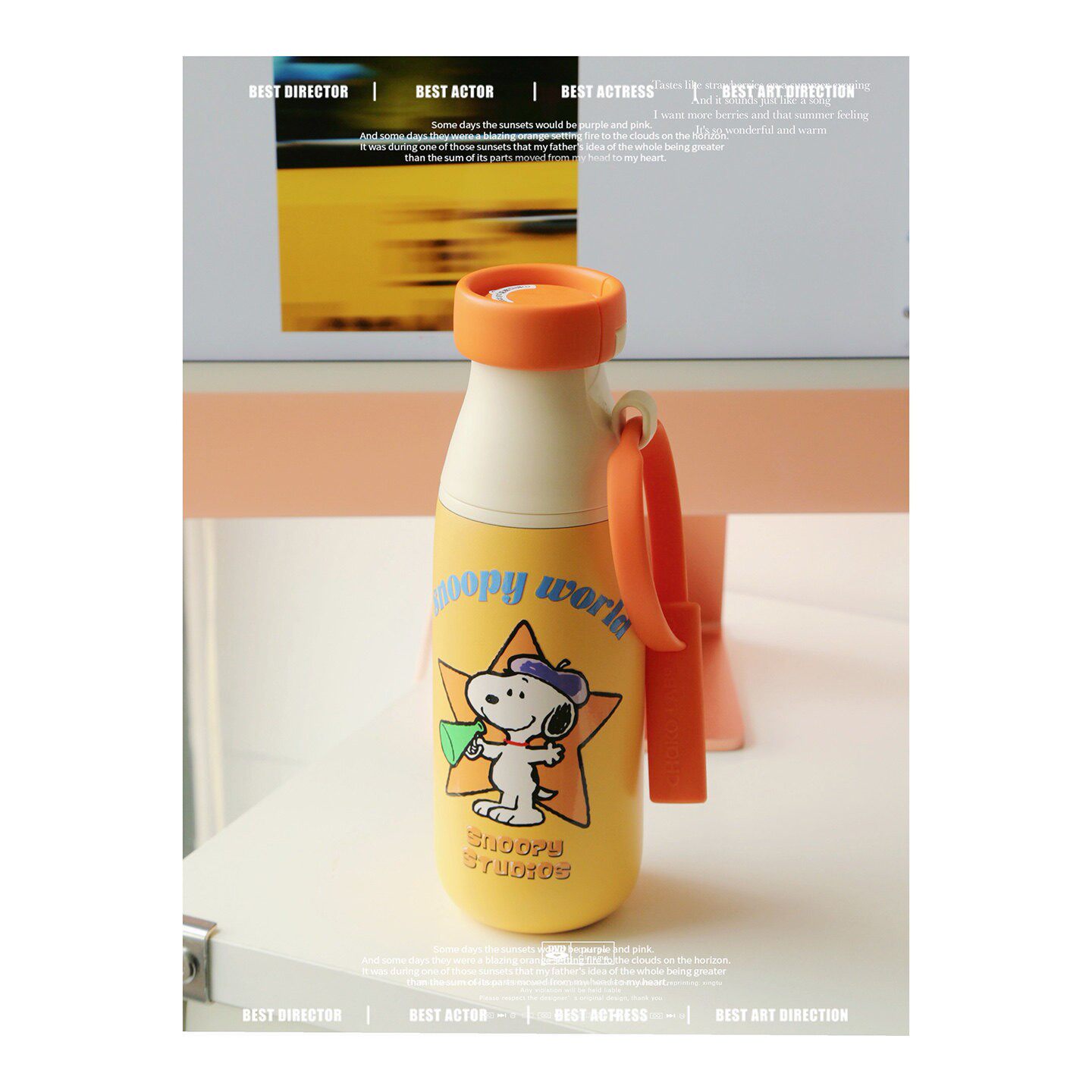 JOJO器屋 chakolab和序保温杯保冷水杯子大容量可携式吸管牛奶瓶
