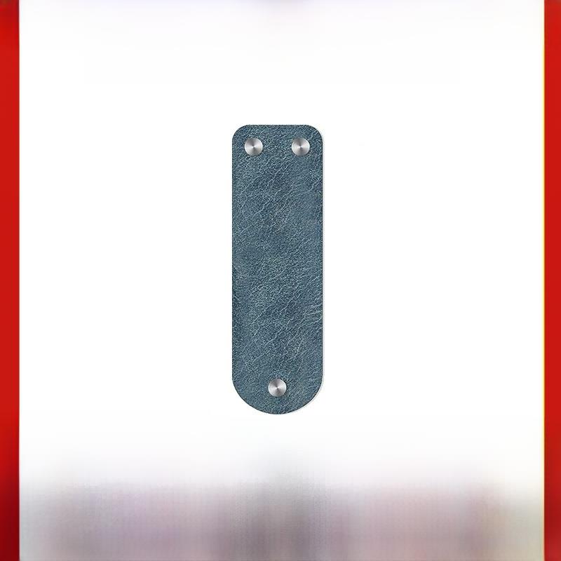 手机环扣推拉胶牛皮创意汽车磁座超薄金属Kindle环扣