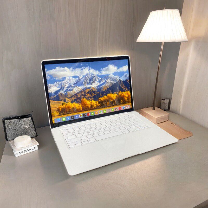 15寸仿真笔记型电脑模型仿真笔电磨砂外壳模型机样板房装饰品