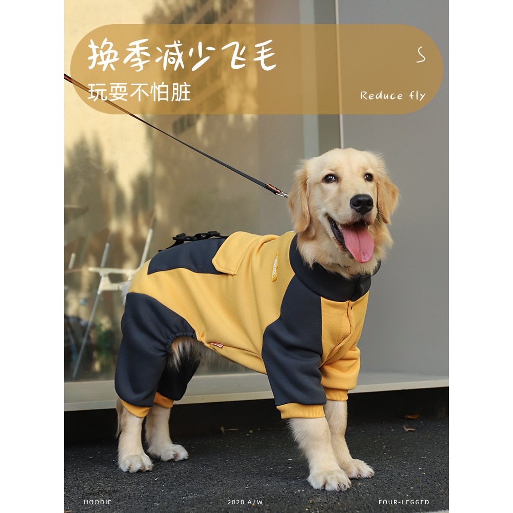 大狗衣服秋冬金毛中大型犬宠物四脚棉T拉布拉多边境牧羊犬巨贵秋