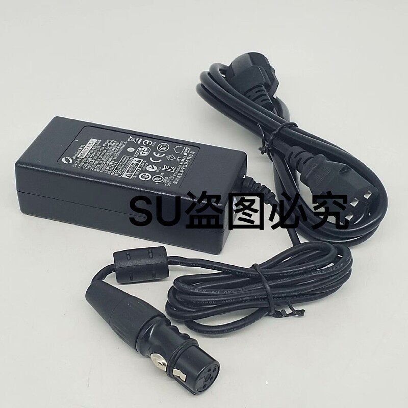 专业广播级摄像机监视器卡侬头4芯电源美凯12V3A4A5A母头配接器