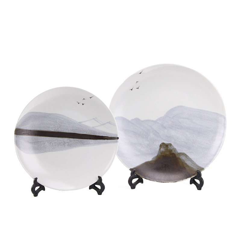 新中式古典陶瓷盘子摆件样板房客厅挂盘玄关酒店别墅酒柜装饰摆设,办公设备/耗材/相关服务,其它,淘宝优惠券,粉丝福利购,淘宝优惠卷