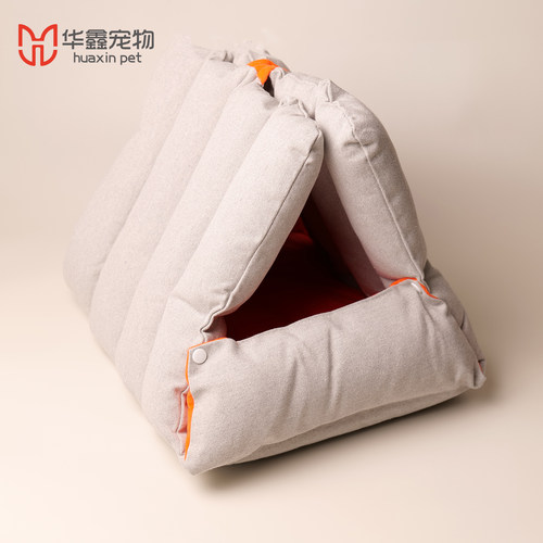 猫窝冬季保暖封闭式安全感睡袋