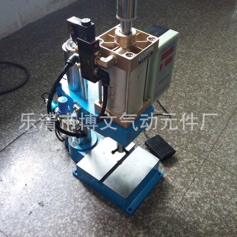 100型0.5吨气动压床机 500kg力气动压机 小型台式压合机