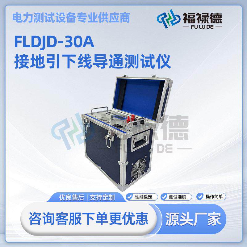 FLDJD-30A接地引下线导通测试仪直流低电阻测试仪欧姆表微电阻计