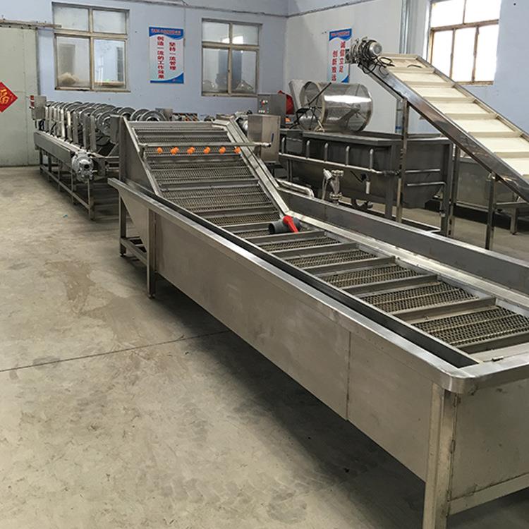 鸡爪鸡翅气泡清洗解冻机小螃蟹喷淋式蔬菜清洗机菠菜清洗加工厂