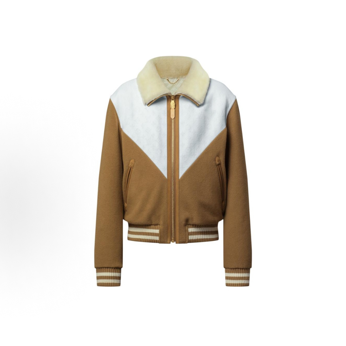 【Adam】26SS SKI滑雪系列 男女明星同款 羊毛皮衣领拼接夹克外套